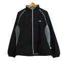 フィラ ジャージ ジャケット スポーツウエア フルジップ モックネック 裏起毛 アウター メンズ Mサイズ ブラック系 FILA 【中古】(4)