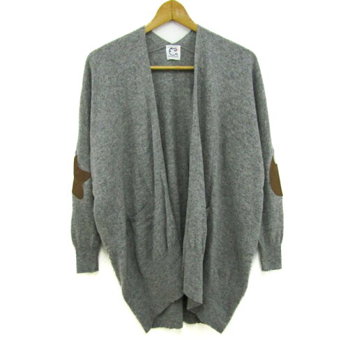 ツモリチサト ラップカーディガン 長袖 ウール混 トップス レディース 2サイズ グレー TSUMORI CHISATO 【中古】 ツモリチサト ラップカーディガン 長袖 ウール混 トップス レディース 2サイズ グレー TSUMORI CHISATO 【中古】