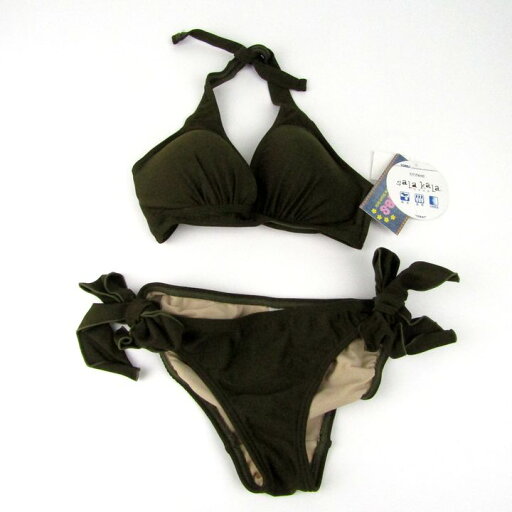 Deisies 水着 未使用 ビキニ セパレート 上下セット スイムウエア レディース モスグリーン swimwear 【中古】 Deisies 水着 未使用 ビキニ セパレート 上下セット スイムウエア レディース モスグリーン swimwear 【中古】