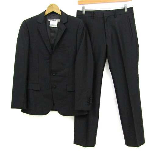 キャサリンハムネットロンドン スーツ セットアップ 上下セット ウール混 メンズ Sサイズ 黒 KATHARINE HAMNETT LONDON 【中古】 キャサリンハムネットロンドン スーツ セットアップ 上下セット ウール混 メンズ Sサイズ 黒 KATHARINE HAMNETT LONDON 【中古】