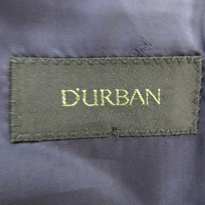 ダーバン スーツ セットアップ 上下セット ウール シルク混 日本製 メンズ 94A6サイズ ネイビー Durban 【中古】