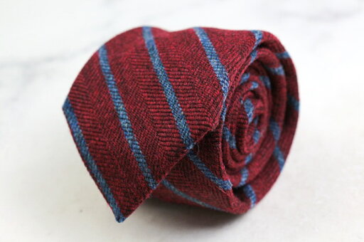 メーカーズシャツ鎌倉 ブランド ネクタイ ストライプ 毛 シルク 伊製 PO メンズ ワインレッド MAKER'S SHIRT KAMAKURA 鎌倉シャツ 【中古】 メーカーズシャツ鎌倉 ブランド ネクタイ ストライプ 毛 シルク 伊製 PO メンズ ワインレッド MAKER'S SHIRT KAMAKURA 鎌倉シャツ 【中古】