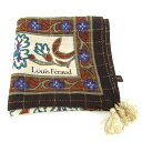 ルイフェロー スカーフ ウール タッセル ブランド レディース ブラウン Louis Feraud 【中古】