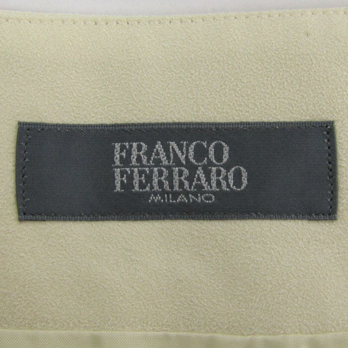 フランコフェラーロ ティアードスカート ボトムス フレア 日本製 レディース 1サイズ クリーム FRANCO FERRARO 【中古】