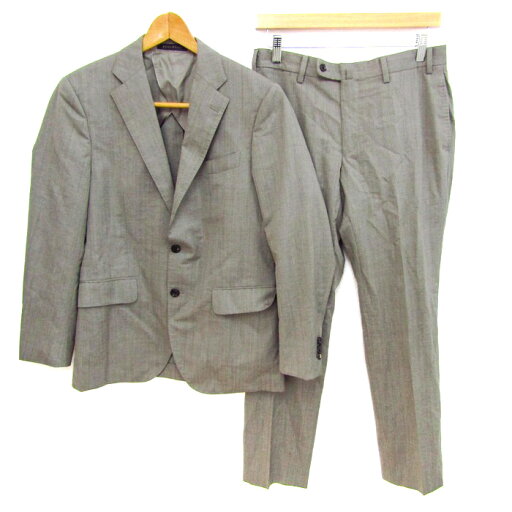 コロンボ スーツ セットアップ ウール/シルク混 ブランド HILTON ジャケット パンツ 上下セット メンズ A4サイズ グレー系 COLOMBO 【中古】 コロンボ スーツ セットアップ ウール/シルク混 ブランド HILTON ジャケット パンツ 上下セット メンズ A4サイズ グレー系 COLOMBO 【中古】