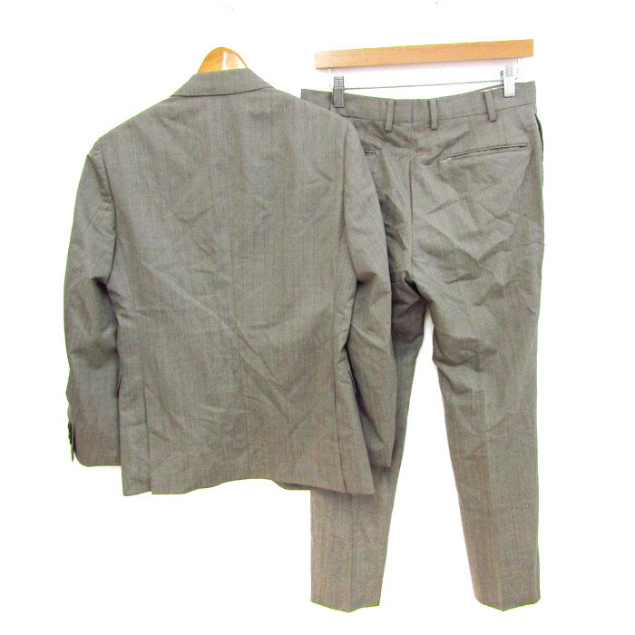コロンボ スーツ セットアップ ウール/シルク混 ブランド HILTON ジャケット パンツ 上下セット メンズ A4サイズ グレー系 COLOMBO 【中古】