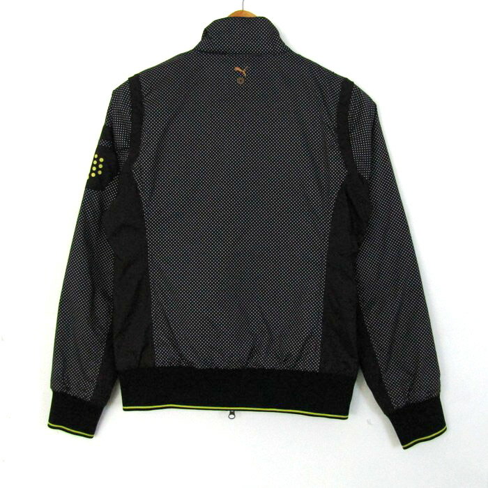 プーマ ナイロンジャケット ウィンドブレーカー sportlifestyle アウター レディース Mサイズ ブラック系 PUMA 【中古】