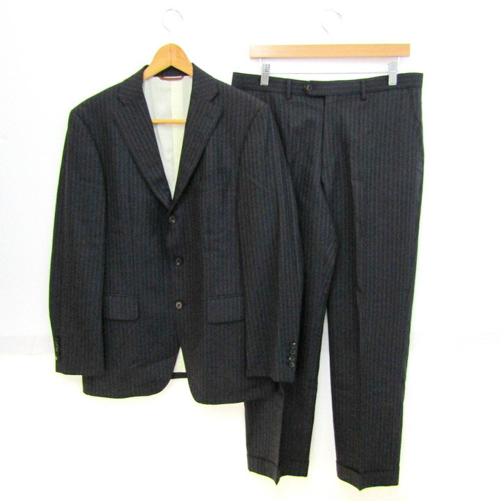 ザ・スーツカンパニー スーツ セットアップ 上下セット ジャケット パンツ メンズ 175cm-4Dropサイズ ブラック THE SUIT COMPANY 【中古】
