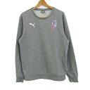 プーマ スウェット トレーナー トップス NJR ネイマールジュニア サッカー メンズ Mサイズ グレー PUMA 【中古】(4)