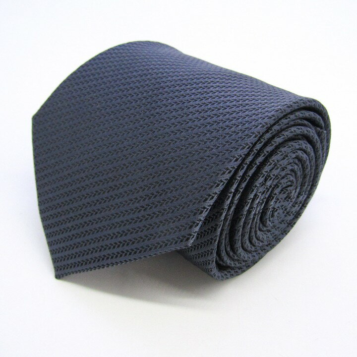パーフェクトスーツファクトリー ブランド ネクタイ ストライプ柄 ヘリンボーン柄 PO メンズ ネイビー P.S.FA 【中古】