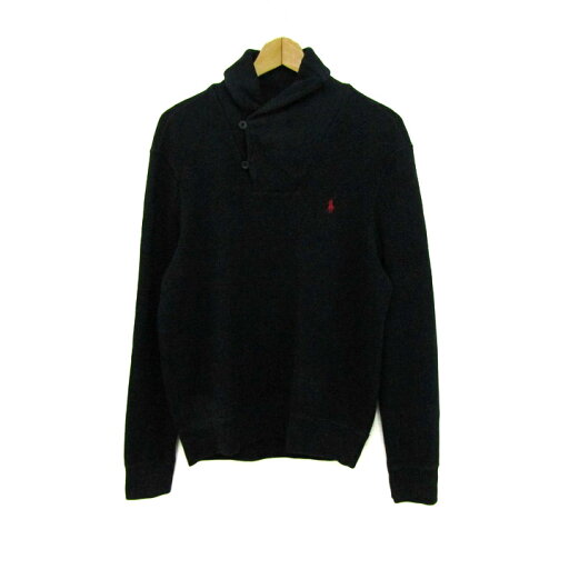 ポロバイラルフローレン スウェット トレーナー トップス ショールカラー メンズ Mサイズ ブラック Polo by Ralph Lauren 【中古】 ポロバイラルフローレン スウェット トレーナー トップス ショールカラー メンズ Mサイズ ブラック Polo by Ralph Lauren 【中古】