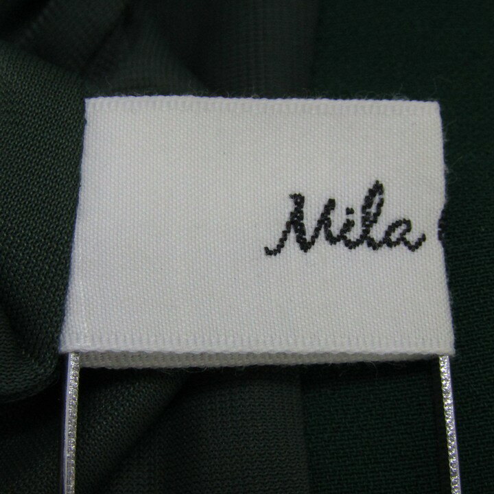 ミラオーウェン ワイドパンツ ボトムス ガウチョ ベルト付き レディース グリーン Mila Owen 【中古】 thumbs-up-13048658 Thumbs-up サンプル画像3