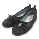 クロールバリエ バレエシューズ フラットシューズ 黒 ブランド 靴 レディース 23.5サイズ ブラック COULEUR VARIE 【中古】