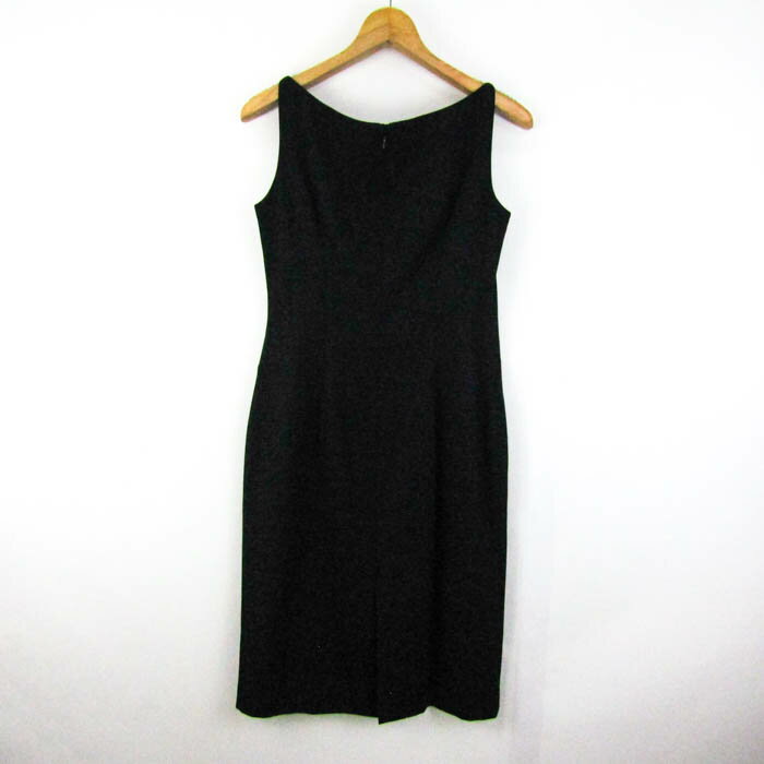 【楽天スーパーSALE 50％OFF 9月4日20:00〜9月11日01:59まで】エッセンス ワンピース トップス ノースリーブ ストレッチ レディース 3サイズ ブラック ESSENCE 【中古】