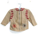 カステルバジャック パーカー 長袖 コットン100% ブランド トップス ベビー 男の子用 80サイズ ベージュ JC de CASTELBAJAC 【中古】