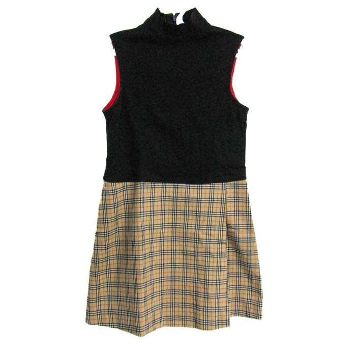 BURBERRY バーバリー ワンピース 青x黒等(総柄) M 4119223Y0097 md56184-001.jpg