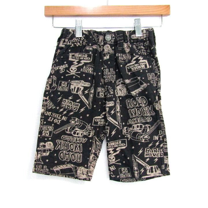 Short Pants - 【39％OFFクーポン配布中】【1000円ポッキリ送料無料】F.O.KIDS エフオーキッズ ショートパンツ ボトムス ハーフパンツ 未使用品 キッズ 男の子用 130サイズ ブラック 【中古】
