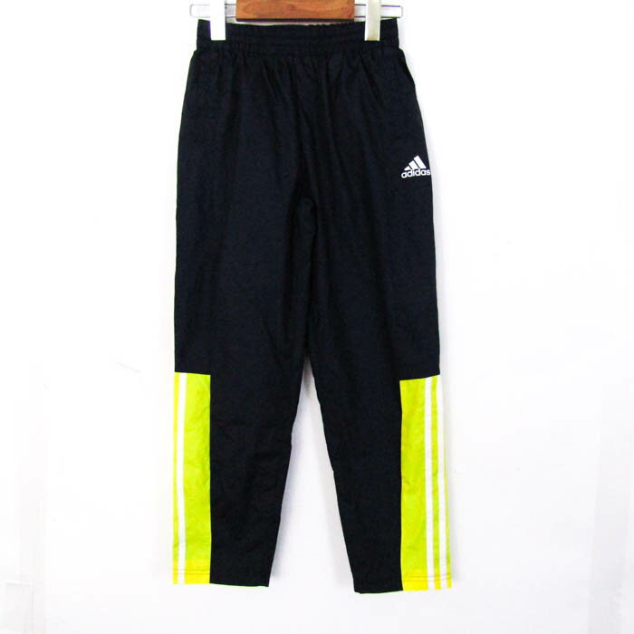 アディダス パンツ ボトムス ウィンドブレーカー スポーツウエア キッズ 男の子用 J140サイズ ネイビー..