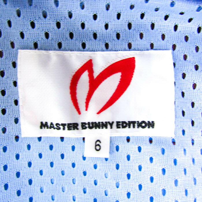【全品39％OFFクーポン】マスターバニー ベスト ゴルフ スポーツウエア 大きいサイズ アウター メンズ 6サイズ ワインレッド×ブルー MASTER BUNNY EDITION 【中古】