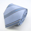 シンプルフレーズクラバット ブランド ネクタイ ストライプ柄 PO メンズ ブルー SIMPLE PHRASE CRAVAT 【中古】