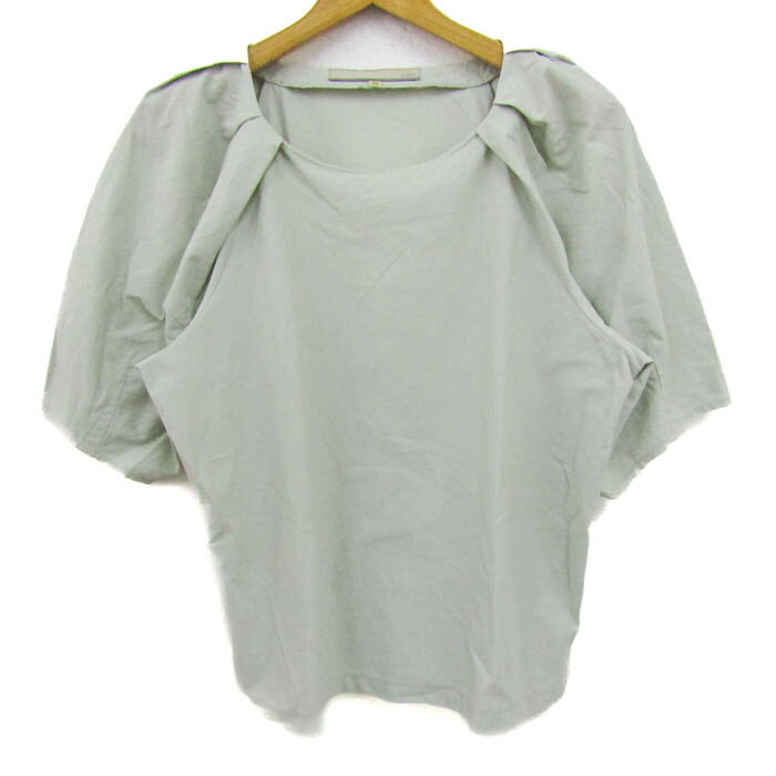 ジユウク カットソー シャツ トップス ブラウス ボリューム袖 レディース 40サイズ ミント 自由区 【中古】