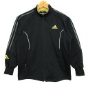 アディダス ジャージ トラックジャケット クライマライト スポーツ アウター 黒 キッズ 男の子用 140サイズ ブラック adidas 【中古】(4)