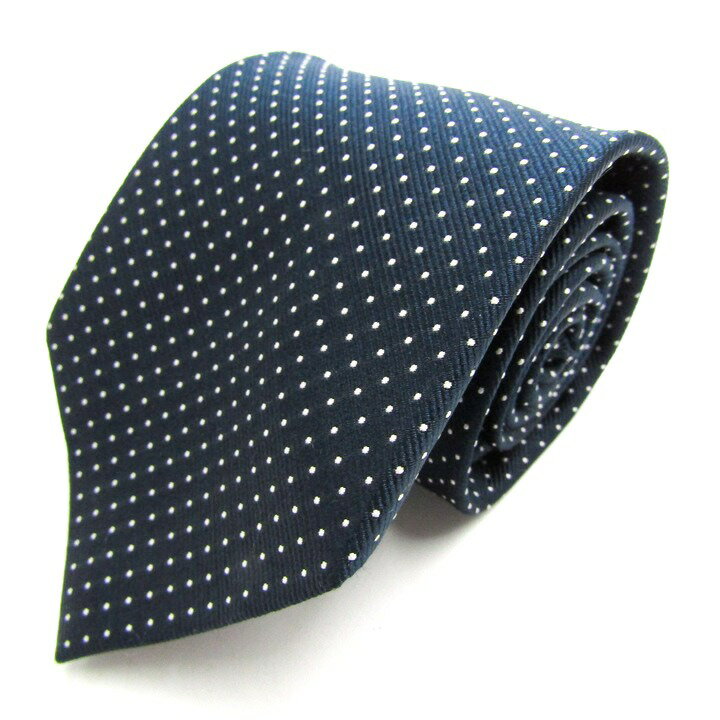 メンズクラブ ブランド ネクタイ ドット シルク PO メンズ ネイビー MEN'S CLUB 【中古】