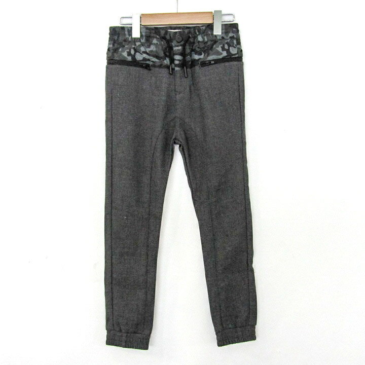 ザラボーイズ ジョガーパンツ ボトムス カモフラ柄 迷彩柄 キッズ 男の子用 9サイズ グレー ZARA BOYS ..