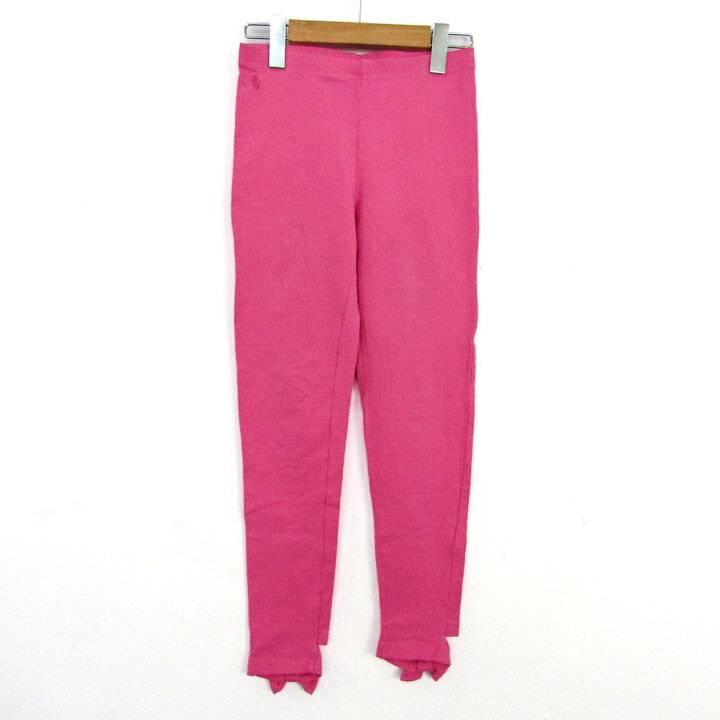 Long-Trousers, Trousers - 【39％OFFクーポン配布中】【1000円ポッキリ送料無料】POLO RALPH LAUREN ポロラルフローレン パンツ ボトム スレギンス スパッツ ストレッチ キッズ 女の子用 L(12-14)サイズ ピンク 【中古】