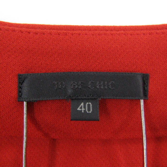 Thumbs-upの【全品39％OFFクーポン配布中】トゥービーシック スカート ボトムス フレア 日本製 レディース 40サイズ レッド TO BE CHIC 【中古】｜アングル3