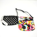レスポートサック ショルダーバッグ ポーチ 2点セット 未使用 ドット 花柄 ブランド まとめて レディース LeSportsac 【中古】