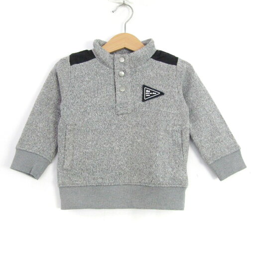 ベベ スウェット トレーナー 長袖 ブランド トップス ベビー 男の子用 90サイズ グレー BEBE 【中古】 ベベ スウェット トレーナー 長袖 ブランド トップス ベビー 男の子用 90サイズ グレー BEBE 【中古】