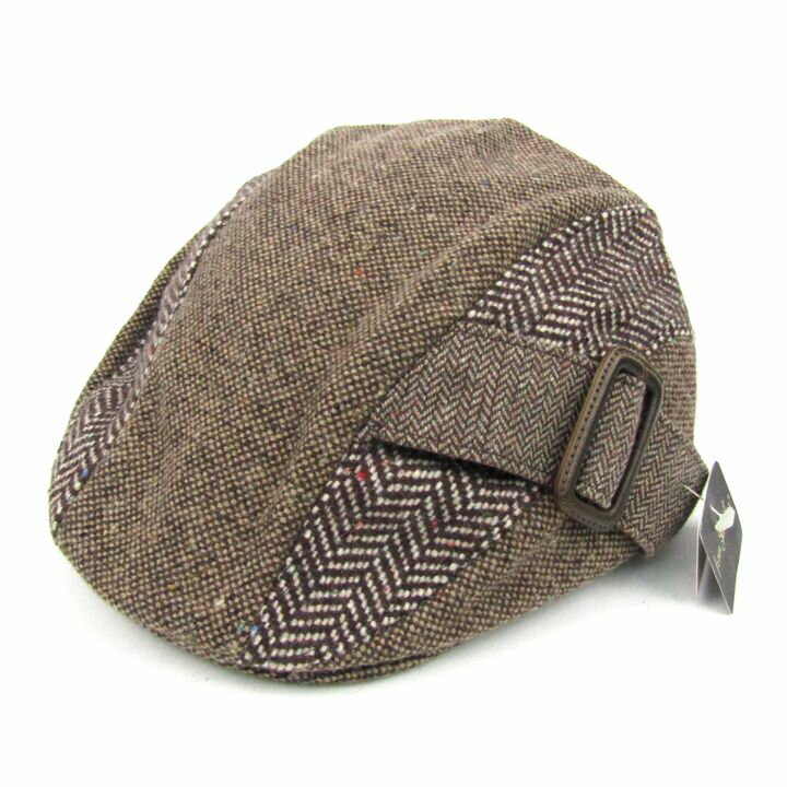 フロムジェニファー ハンチング 未使用 ウール混 帽子 ブランド レディース ブラウン from jennifer 【中古】