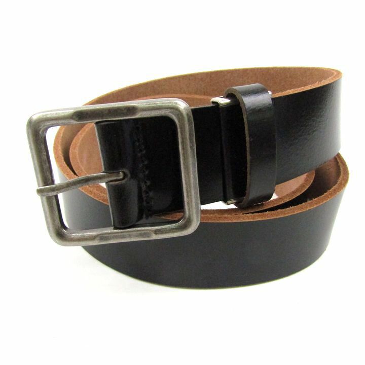 【全品39％OFFクーポン配布中】エドウィン ベルト レザー ブランド 小物 メンズ ブラック EDWIN 【中古】(4)