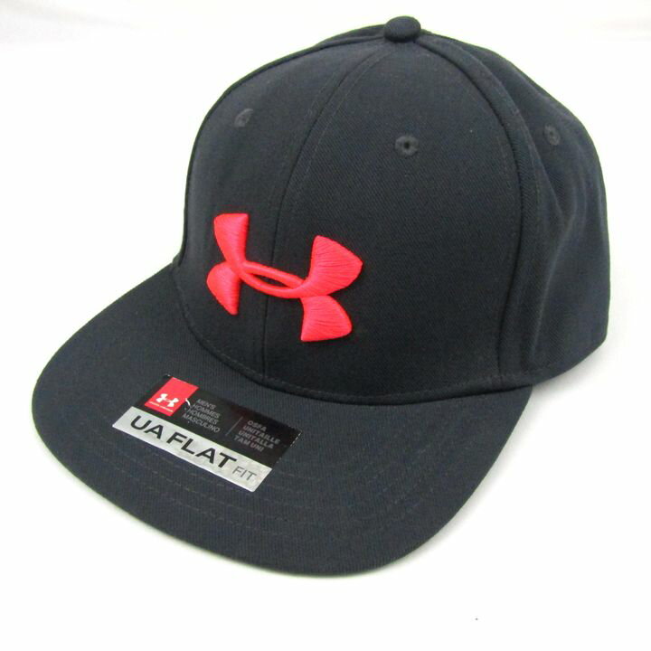 【全品39％OFFクーポン配布中】アンダーアーマー キャップ スナップバック UA FLAT スポーツウエア 帽子 ブランド メンズ ダークグレー UNDER ARMOUR 【中古】(4)