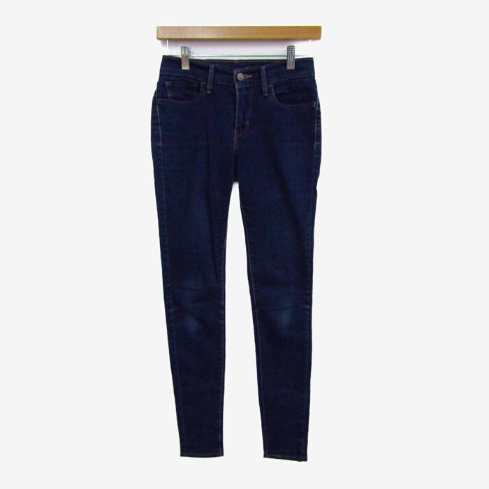 【全品39％OFFクーポン配布中】リーバイス デニムパンツ ジーンズ ジーパン ストレッチ ブランド ボトムス レディース 27サイズ インディゴ Levi's 【中古】(4)