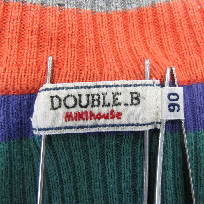 �ߥ��ϥ��� DOUBLE.B �˥å� �ȥåץ� �ˤλ� �٥ӡ� ���λ��� 90������ �ޥ�����顼 MIKIHOUSE ����š�