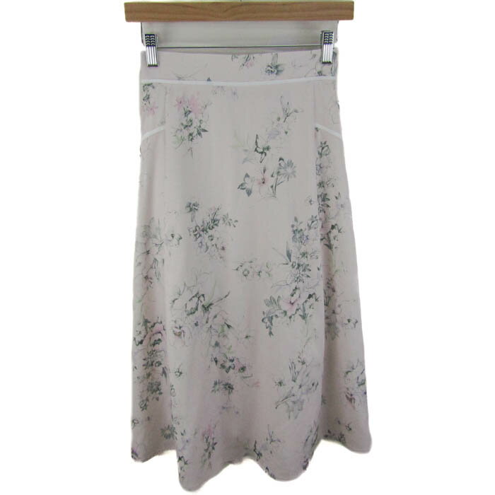 Rakuten - トッコ クローゼット フレアスカート 花柄 ボトムス レディース Mサイズ ピンク tocco closet 【中古】