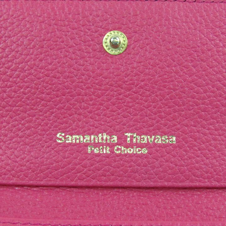 サマンサタバサ プチチョイス カードケース パスケース ブランド レディース ピンク Samantha Thavasa 【中古】