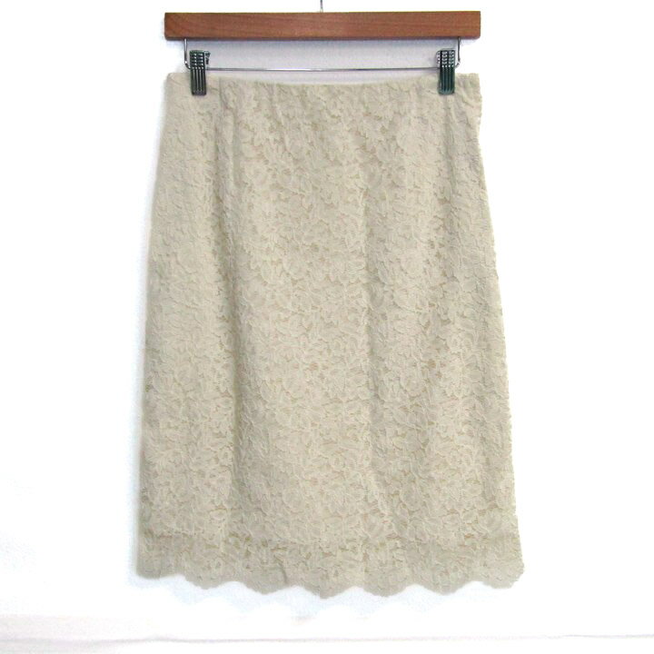 ルーニィ スカート レース ブランド ボトムス 白 レディース 38サイズ ホワイト LOUNIE 【中古】
