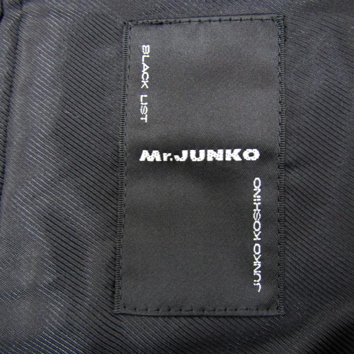 Thumbs-upのミスタージュンコ スーツ セットアップ 上下セット ジュンコシマダ ブラックリスト メンズ YMサイズ ブラック Mr.JUNKO 【中古】｜アングル3