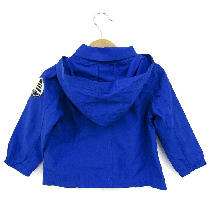 Thumbs-upのノイユエームベベ マウンテンパーカー ジャケット アウター ベビー 男の子用 90サイズ ブルー×黄 Noeil aime BeBe 【中古】｜アングル2