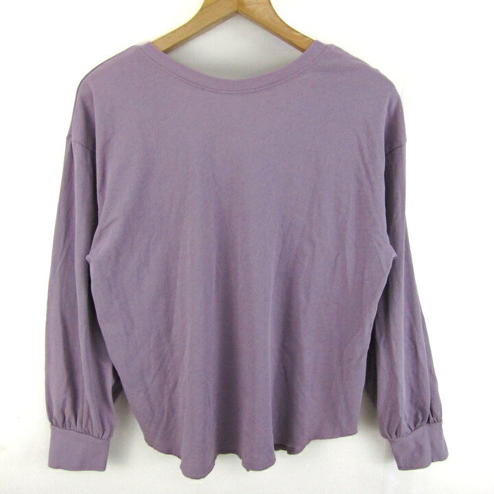 ミラオーウェン 長袖Tシャツ トップス カットソー コットン レディース パープル Mila Owen 【中古】 thumbs-up-13083246 Thumbs-up サンプル画像2