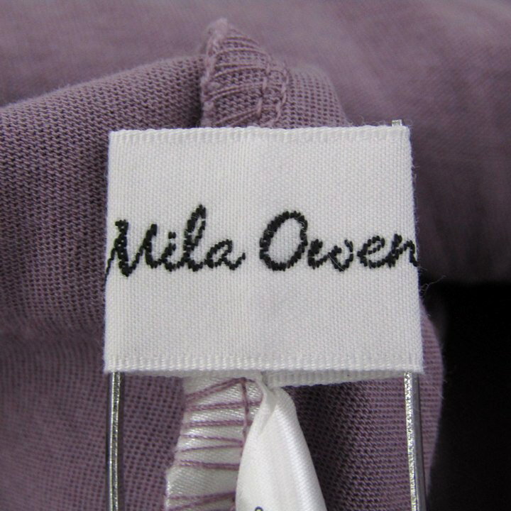 ミラオーウェン 長袖Tシャツ トップス カットソー コットン レディース パープル Mila Owen 【中古】 thumbs-up-13083246 Thumbs-up サンプル画像3