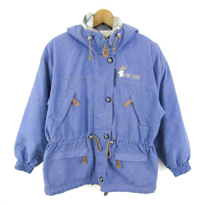 ピンクターン 2ウェイジャケット アウター スノーボード スキーウエア ジャパーナ レディース Mサイズ パープル PINK TURN 【中古】