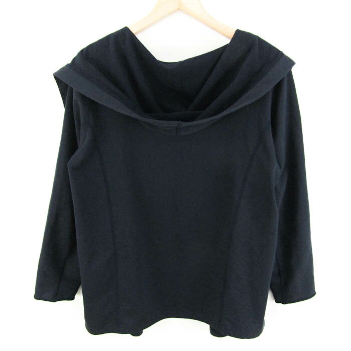ニジュウサンク パーカー 長袖 ×A-GIRL'S コットン ブランド トップス レディース 38サイズ ネイビー 23区 【中古】 thumbs-up-13085185 Thumbs-up サンプル画像2
