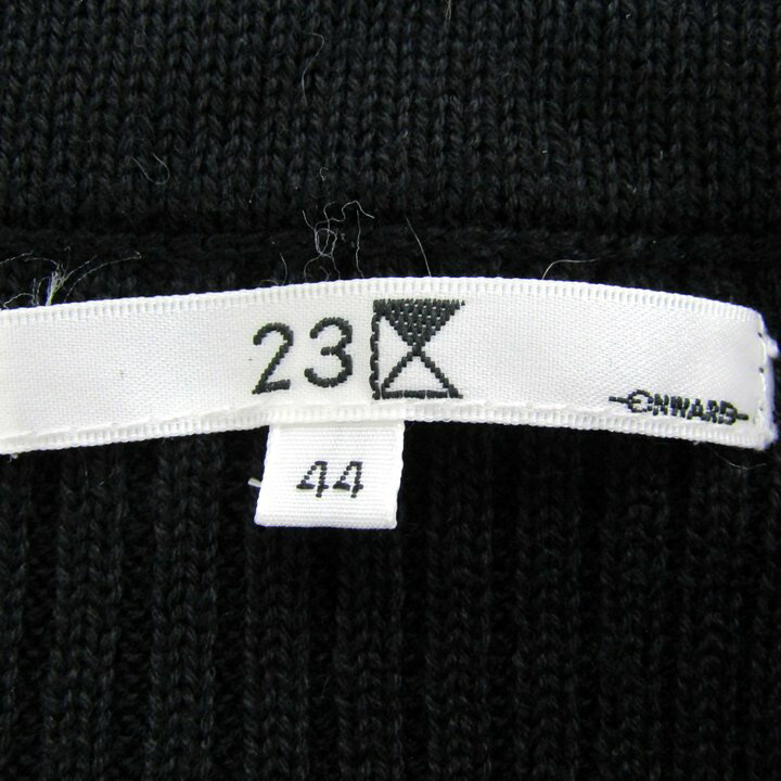 ニジュウサンク ニット トップス 七分袖 ボートネック 大きいサイズ レディース 44サイズ ブラック 23区 【中古】 thumbs-up-13085753 Thumbs-up サンプル画像3