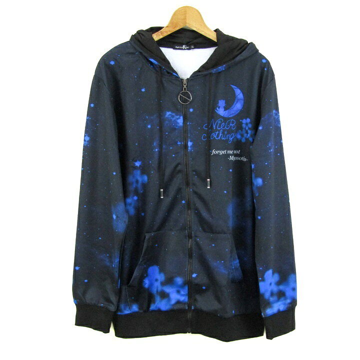 NieR clothing 裏起毛 パーカー・トレーナー4点【USED】 防寒裏起毛TWO-TONE ZIP PARKA【FACE】 | NIER CLOTHING