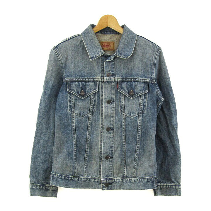Rakuten - リーバイス デニムジャケット アウター Gジャン メンズ Lサイズ ライトブルー Levi's 【中古】