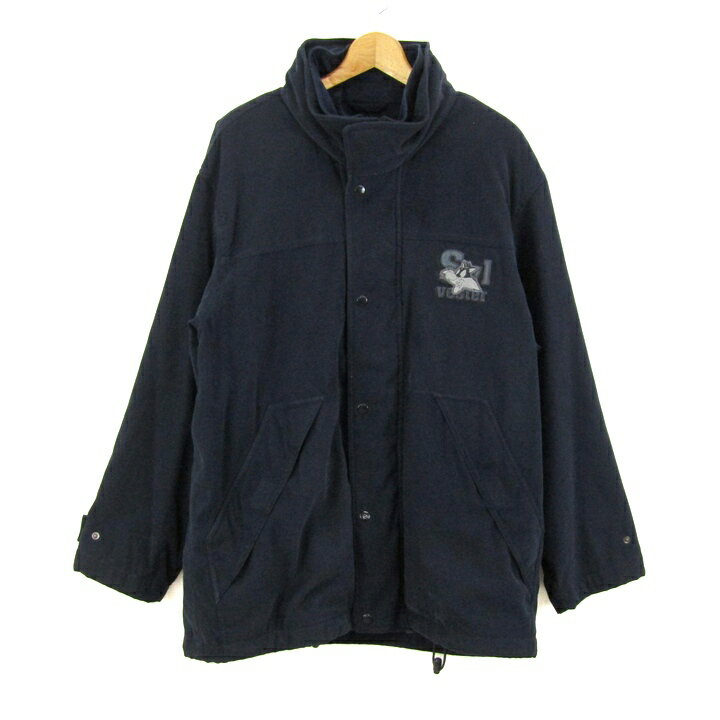 樂天商城 - ピアスポーツ フリースジャケット アウター 中綿入り 大きいサイズ メンズ 4サイズ ネイビー PIA SPORTS 【中古】